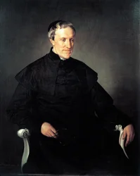 Porträtt av Antonio Rosmini Serbati, av Francesco Hayez (1791-1882), olja på duk