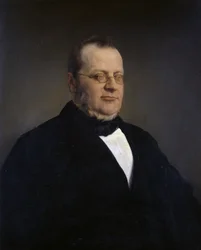 Porträtt av Camillo Benso, greve av Cavour (Turin
