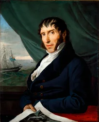 Porträtt av Francesco Peloso, Principal Mecene av Francesco Hayez Målning av Francesco Hayez (1791-1882) Privat samling