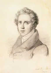 Porträtt av den italienska kompositören Vincenzo Bellini (Catania