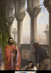 Det sista mötet mellan Jacopo Foscari och hans familj innan exilen, 1838-40