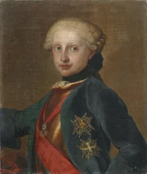 Porträtt av kung Ferdinand IV av Neapel och Sicilien 1751-1825.