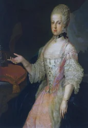 Porträtt av Maria Carolina av Österrike (Wien