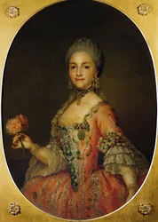 Porträtt av Maria Luisa av Parma (Parma