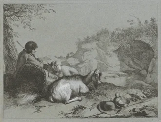 Herde med får och get Shepherd-scener (serietitel)