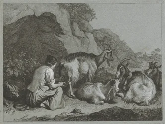 Herdinna med flock getter Shepherd-scener (serietitel)