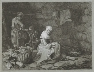 Interiör bondgård Shepherd-scener (serietitel)