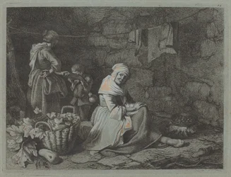 Interiör av ett hus, 1763.