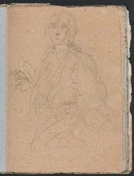 Verona Skissbok: Gentlemen sida 55, 1760.