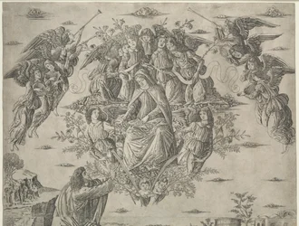 Jungfruns antagande, ca. 1495.