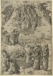 Jungfruns antagande, ca. 1495.