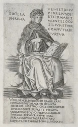 Sibyllerna: Den frygiska sibylla, ca. 1470-1480.