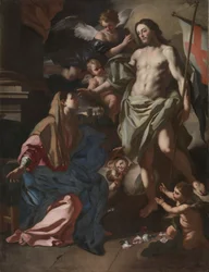 Den uppståndne Kristus framträder för jungfrun, ca 1708 (olja på duk)