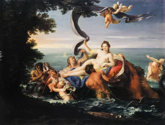 Triumf av Galatea, av Francesco Trevisani (1656-1746), olja på duk.