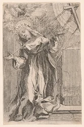 Sankta Katarina av Siena tar emot stigmata