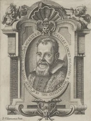 Porträtt av Galileo Galilei, 1613.