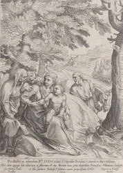 Resten på flyget till Egypten, 1597.
