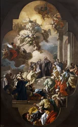 Vision av St. Benedictus