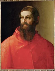 Kardinal Rodolfo Pio (målning på duk)
