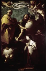 The Vision of Saint Teresa of Avila (olja på duk