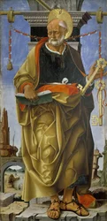 Griffoni Polyptyk: Sankt Peter, ca 1472-1473.