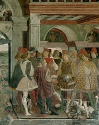 Månadernas sal: April (fresco)