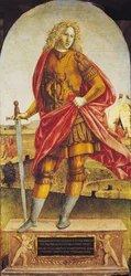 Publius Scipio Africanus (ca 235-183 f.Kr.) (olja på panel)