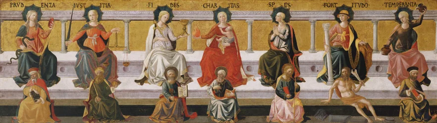 De sju dygderna, cirka 1450