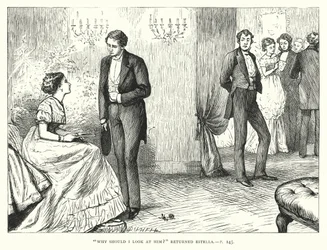 Illustration för stora förväntningar av Charles Dickens (gravyr)