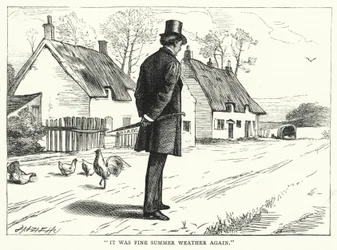 Illustration till Great Expectations av Charles Dickens (gravyr)