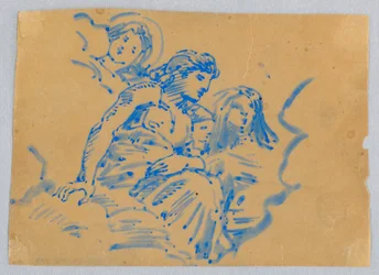 Studie av himmelska figurer