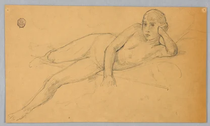 Studie av naken figur