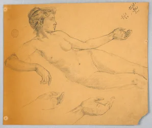 Studie av naken figur