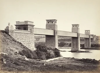 Bangor, Britannia Bridge, från Anglesey (258)