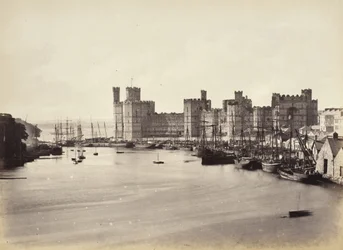 Carnarvon Castle och flodmynningen (578)