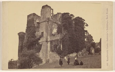 Kenilworth Castle - Leicesters byggnader, östfasad