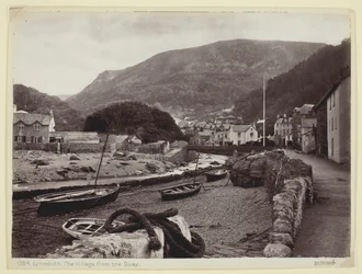 Lynmouth, The Village from the Quay, 186094.