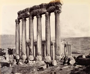 Ruinerna av soltemplet och Jupitertemplet, Baalbek