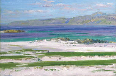 Iona Sound och Ben More (olja på duk)
