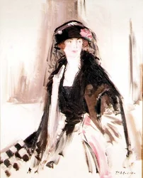 Porträtt av Lady Lavery