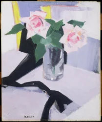 Roses at Cassis, 1921 (olja på plywood)