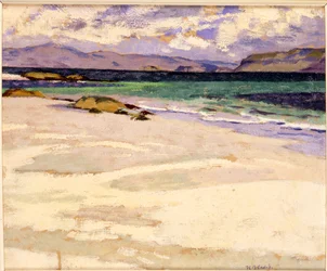 The White Strand, Iona (olja på duk)