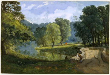 The Frome at Stapleton, ca 1823 (akvarell & kroppsfärg på papper)