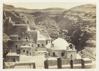 Klostret i Mar-Saba, nära Jerusalem