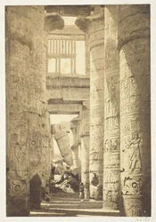 Interiör av Kolumnhallen, 1857, tryckt 1862.