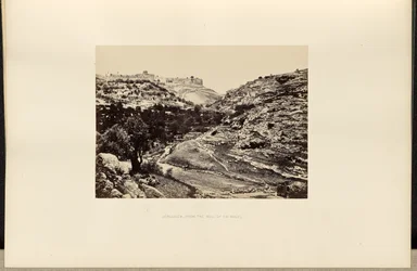 Jerusalem, från En-Rogels brunn