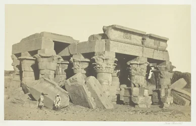 Kom till Ombo, övre Egypten, 1857.
