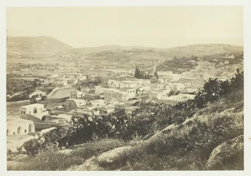 Nasaret, från nordväst, 1857.