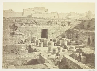 Ny utgrävning i Medinet-Haboo, 1860, tryckt 1862.