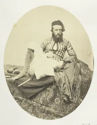 Porträtt, turkisk sommardräkt